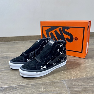 折扣现货 wtaps x vans 2020年骨头67联名og sk8-hi lx高帮帆布鞋