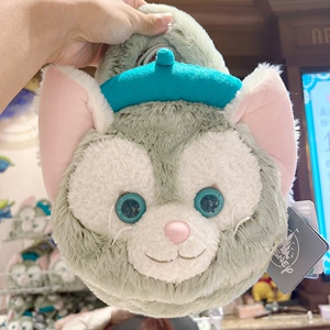 上海迪士尼杰拉多尼毛绒公仔斜挎包手提包手机包毛绒娃娃包包礼物
