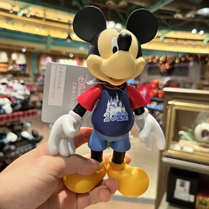 上海迪士尼米奇2022年可动公仔玩偶玩具硬体玩偶娃娃礼物纪念品