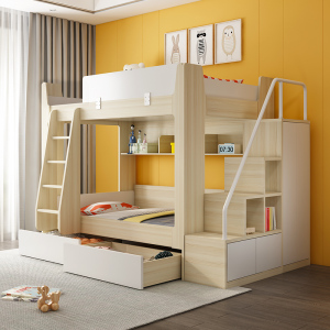上下床双层床多功能双人北欧