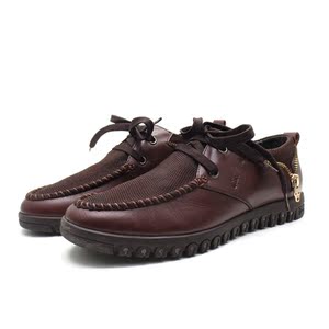 公牛世家男皮鞋过季处理的内外全真皮断码春款皮鞋2a86011w31