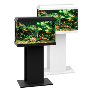 德国黑钻客厅高清玻璃鱼缸家用桌面超白免换水懒人生态水族箱小型