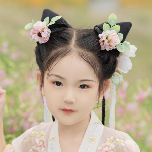 00希朵旗舰店天猫纵亨真发发圈丸子头假发女盘发夏汉服古风假发包