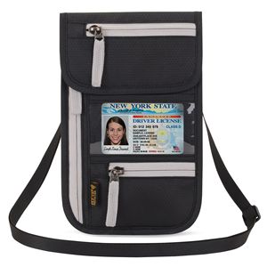 2023新款旅行护照包女士多功能证件收纳包防盗刷手机斜挎包男款
