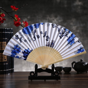 古风扇子折扇中国风男女汉服旗袍拍摄舞蹈夏季随身便携折叠小巧扇