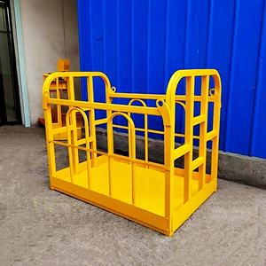 定制360度旋转吊车通用吊车吊篮 建筑工程小型高空作业吊框吊笼