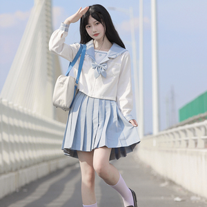 诺离星野中原创jk制服正统学院风正版全套装刺绣基础款水手服现货