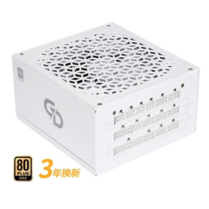 先马GD750白色电源金牌全模组逾辉竞技V6雪妖650W850W模组电源ATX