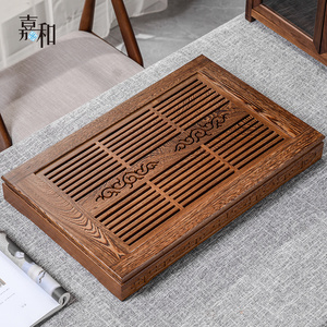 实木茶盘整块原木大号