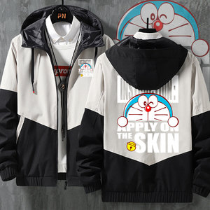 哆啦a梦衣服男女学生情侣秋冬装叮当机器猫外套宽松休闲卡通夹克
