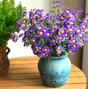 小野花仿真花 田园塑料太阳花太阳菊 室内外花槽花坛插花工程用花