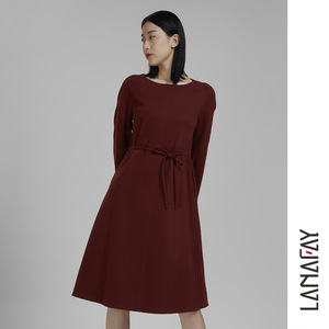 lanafay/啦娜菲中长款连衣裙0d431