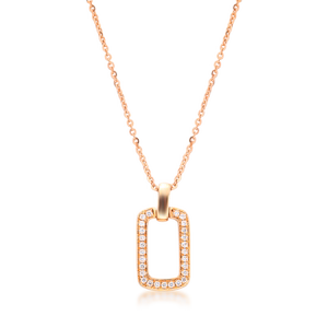 mclon曼卡龙女士18k金镶嵌钻石芳心项链mclon2021092909