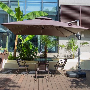 户外遮阳伞庭院伞别墅花园罗马伞室外休闲咖啡店太阳伞露天阳台伞