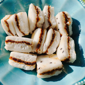 湖北荆州特产酒酿米馒头红糖发糕米糕泡粑米粑粑手工传统点心小吃