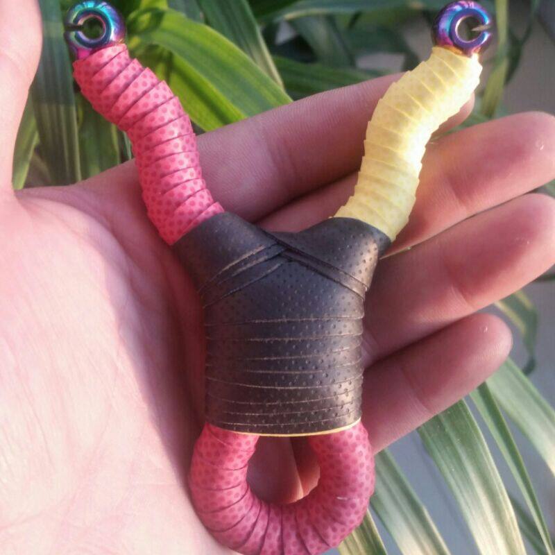 304不锈钢铁手弹弓赔钱冲销量炫彩十字军烤蓝反曲铁手单卡专卖