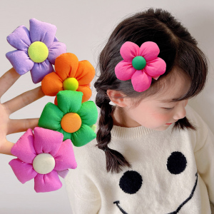 儿童头花小女孩花朵发夹宝宝女童可爱侧边发卡夹子发饰头饰可爱女