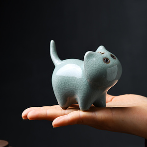 陶瓷猫咪摆件小可爱创意