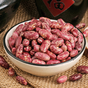 东北特产红芸豆极正饭豆花腰豆红花豆杂粮300g*2袋
