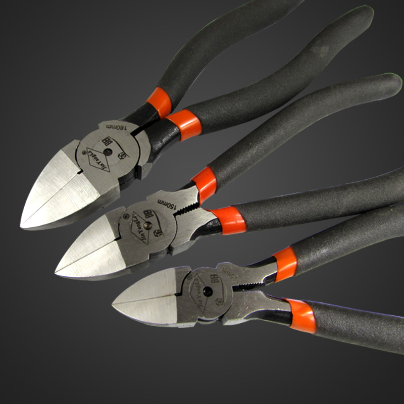 金阳浇口水口钳5 6 7寸剪钳水囗塑料钳子平口斜嘴口水钳模型剪切