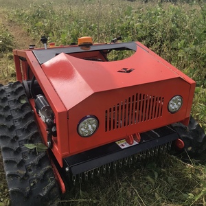 果园管理公路养护园林绿化用四轮履带遥控割草机汽油柴油电动tada