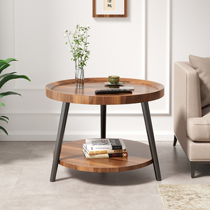 简易小圆桌欧式小茶几客厅家用沙发边几小尺寸户型创意圆形小桌子
