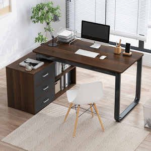 办公桌椅组合单人简易