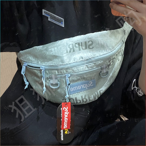 supreme斜挎包2020年新款冬季19ss山本风百搭单肩潮牌腰包男女士