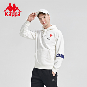 Kappa卡帕串标帽衫新款情侣男女运动卫衣休闲外套K0CW2MT99