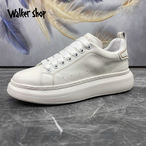 Walker Shop奥卡索奢侈品男鞋大牌板鞋厚底增高款透气休闲小白鞋