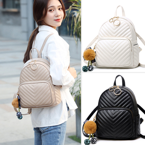 轻便双肩背包女夏旅行2020年新款潮女双肩包女士软皮小包时尚百搭