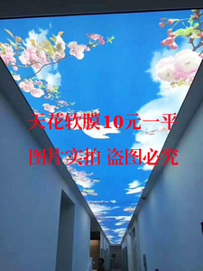 上海uv打印  5米天花软膜定制 灯箱 电视背景墙 客厅装潢 广告