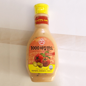 韩国进口不倒翁千岛酱250g蔬菜沙拉酱