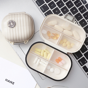 旅行药盒便携随身计时药品分装盒密封一周七天药物收纳盒分药盒子