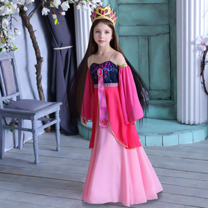 叶罗丽正版公主裙子罗丽仙子灵冰公主演出服儿童衣服女孩真人