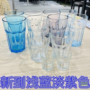 IKEA宜家博克尔水杯子强化钢化玻璃杯水杯热饮杯果汁牛奶杯白酒杯