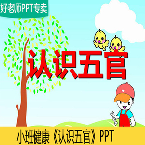 好老师幼儿园优质公开课小班健康《认识五官》ppt课件