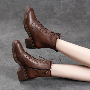 马丁鞋女秋复古