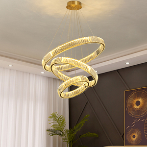 圆环大堂客厅水晶吊灯