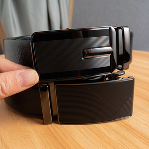 黑色皮带!工匠品质 无空松紧 通勤商务休闲都ok 真皮腰带