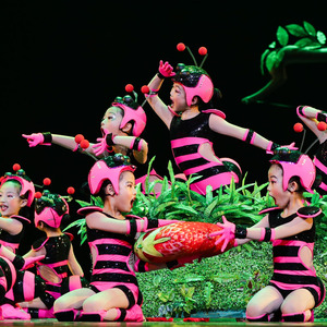 第十届小荷风采虫虫历险记舞蹈表演服小蚂蚁昆虫卡通动物演出服装