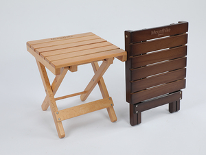 山之客出口定制级榉木实木折叠马扎户外休闲露营钓鱼凳