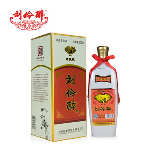 刘伶醉 老瓷瓶 52度 500ml 浓香型白酒 纯粮固态酿造
