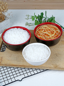 仿真碗食碗面条白米饭滋补品食物模型食品糖水盖浇饭摆件玩具道具