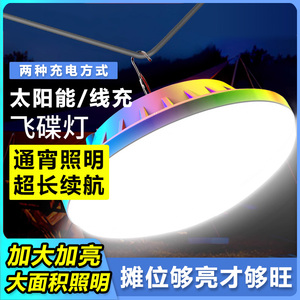 超亮便携露营灯帐篷灯便携式户外照明LED充电大灯泡挂灯应急野营