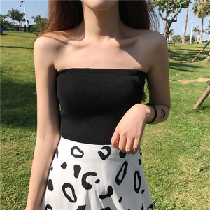 裹胸上衣内搭外穿一字肩防走光露肩无肩带内搭百搭抹胸背心女打底