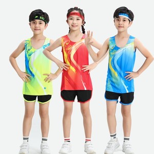 儿童田径服套装男定制专业比赛运动训练体考中小学生女马拉松跑步