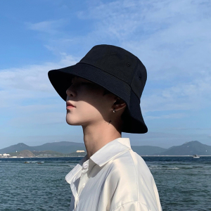 渔夫帽男夏大头围潮夏季太阳帽男遮阳帽男士防晒男生圆帽凉帽钓鱼