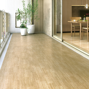 室外pvc防晒塑胶地板日本进口东理toli鱼骨纹卷材阳台走廊公寓用