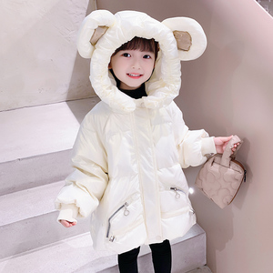 000人付款淘宝童装0-1岁女宝宝冬装3周岁半男女童羽绒服套装小孩棉